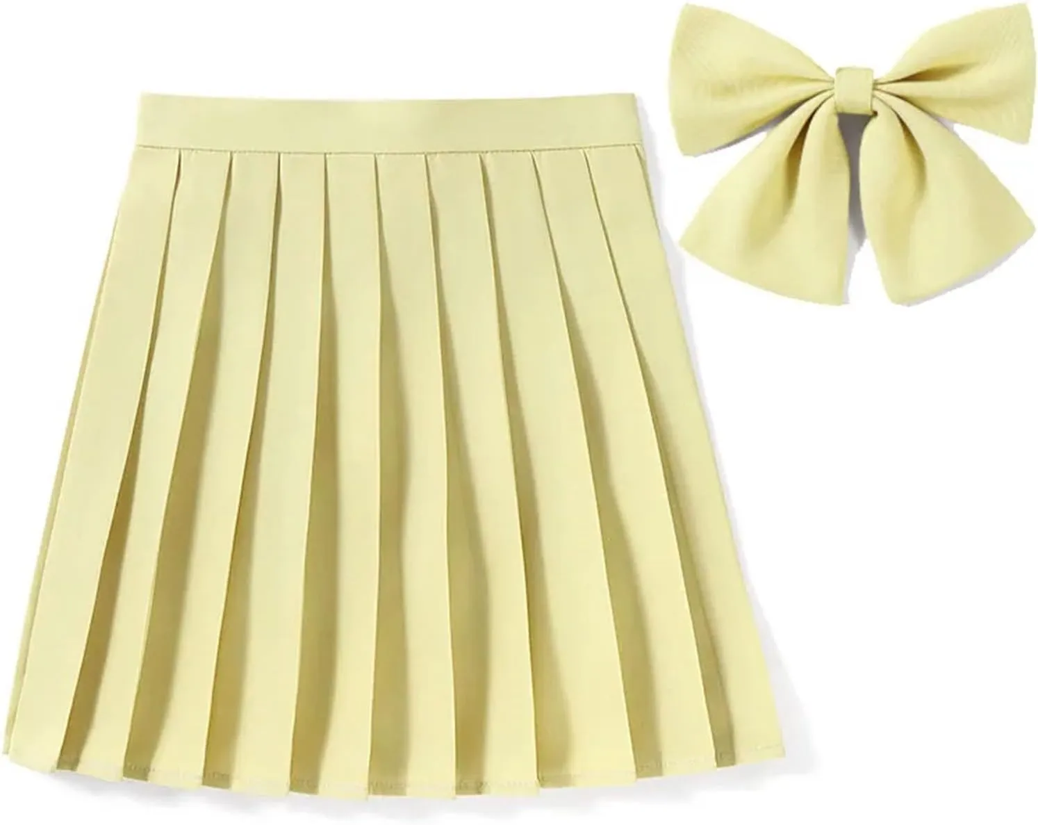 Women's Summer Skirts for Women A-Line Pleated Skirt High Waist High Slit Sexy Mini Skirt