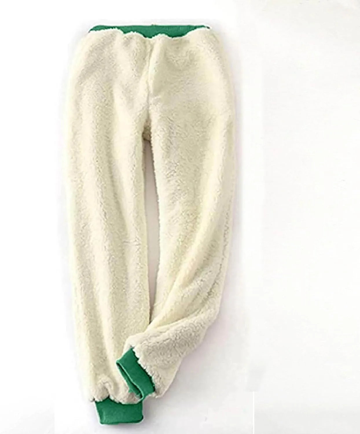 Women's Winter Warm Fleece Joggers Pants Sherpa Lined Athletic Active Sweatpants Drawstring High Waisted Thermal Pants