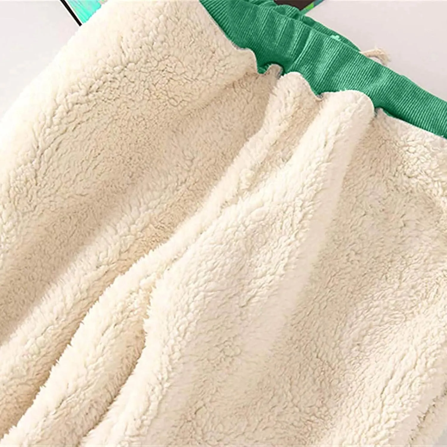Women's Winter Warm Fleece Joggers Pants Sherpa Lined Athletic Active Sweatpants Drawstring High Waisted Thermal Pants
