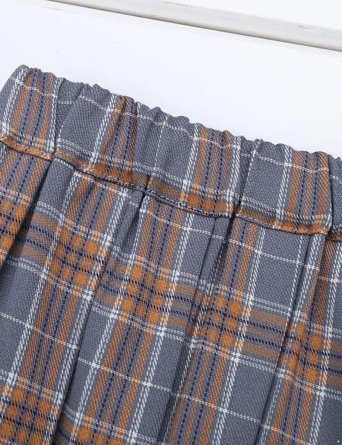 Yartina Women Sexy Schoolgirl Plaid Mini Skirt Role Play Pleated Short Dress Lingeries Nightwear